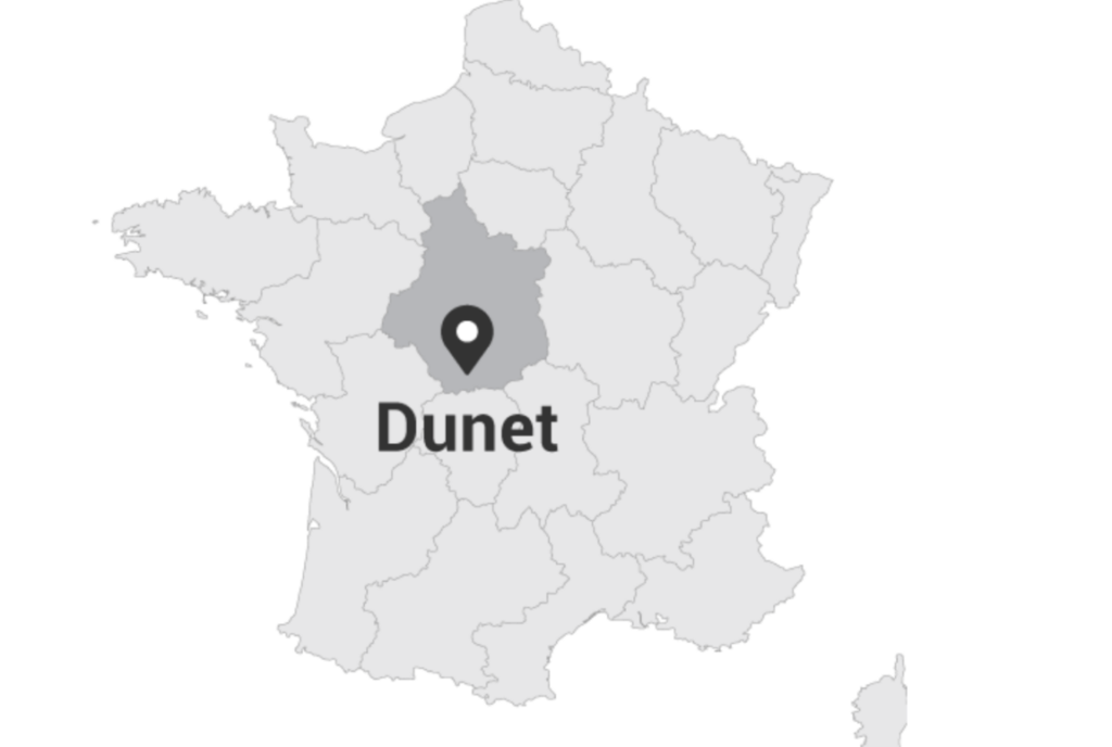 Landkaart Dunet